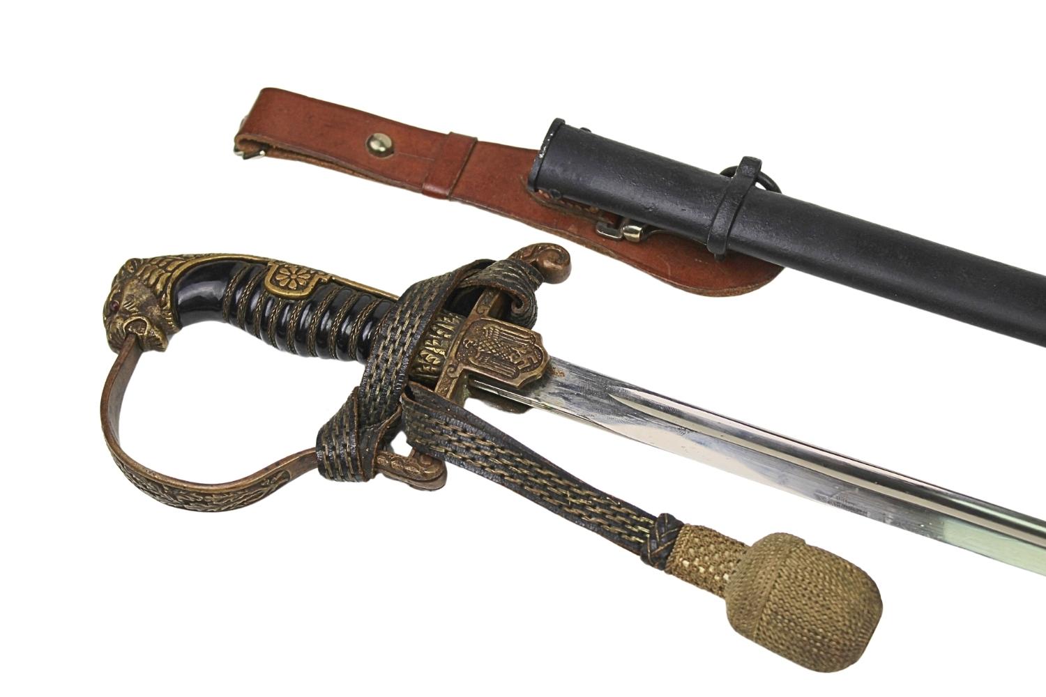 SZABLA OFICERA WEHRMACHTU E. PACK & SOHNE SOLINGEN Z TEMBLAKIEM