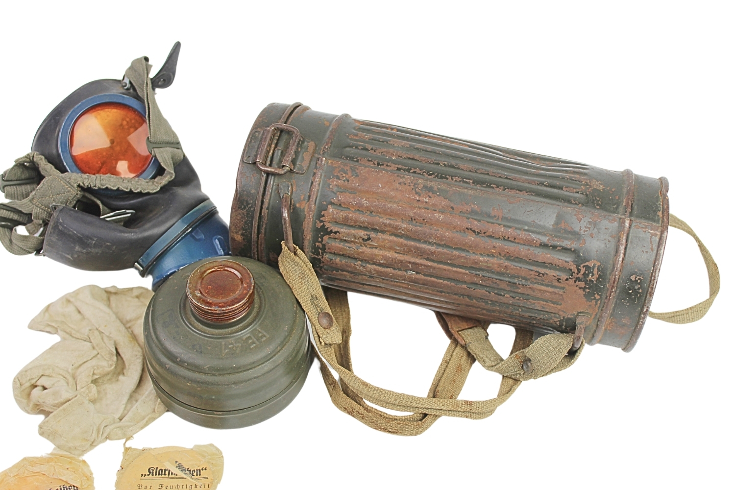 Maska przeciwgazowa M38 z puszką