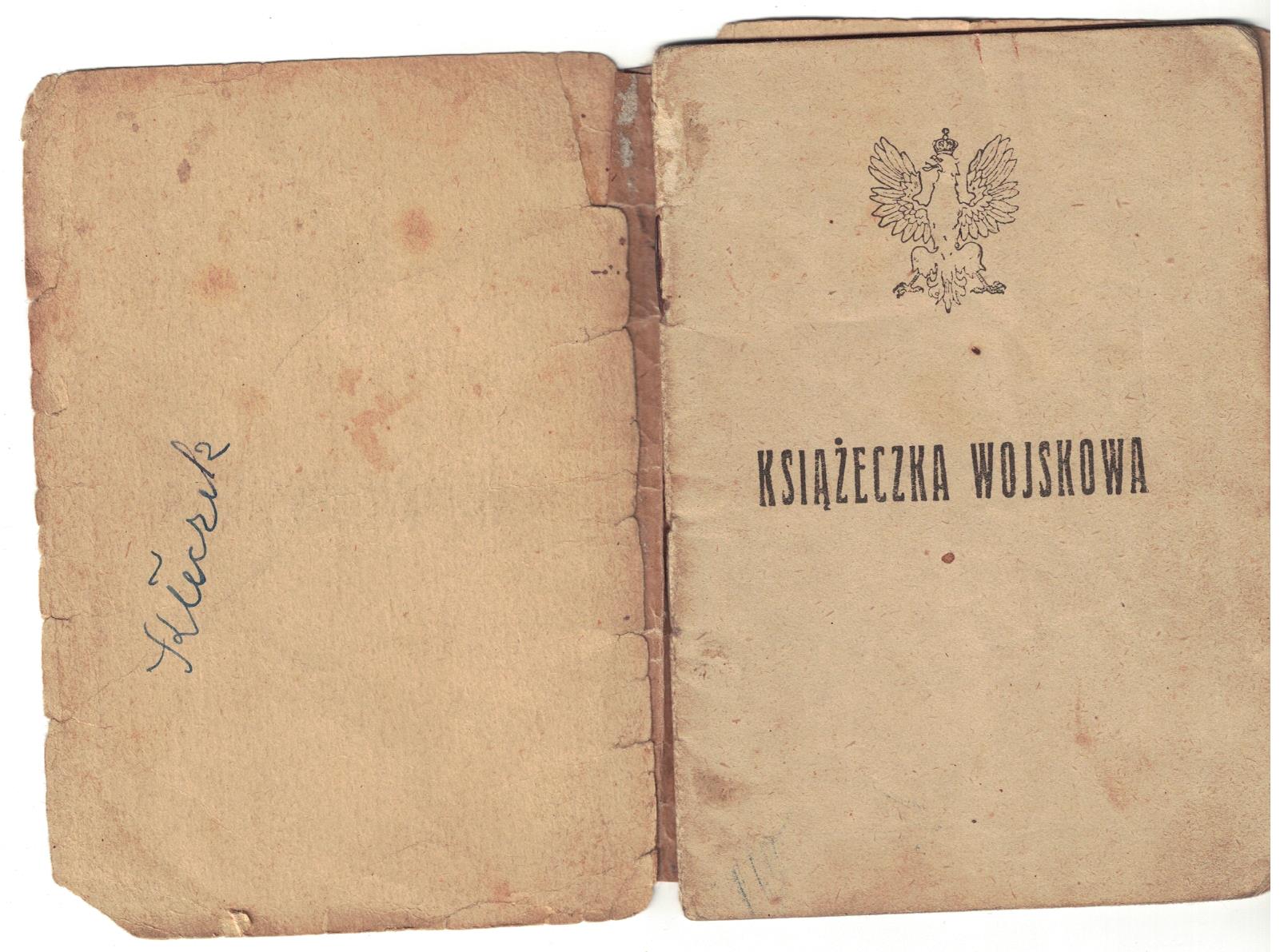 II RP Książeczka Wojskowa P.K.U. Wadowice