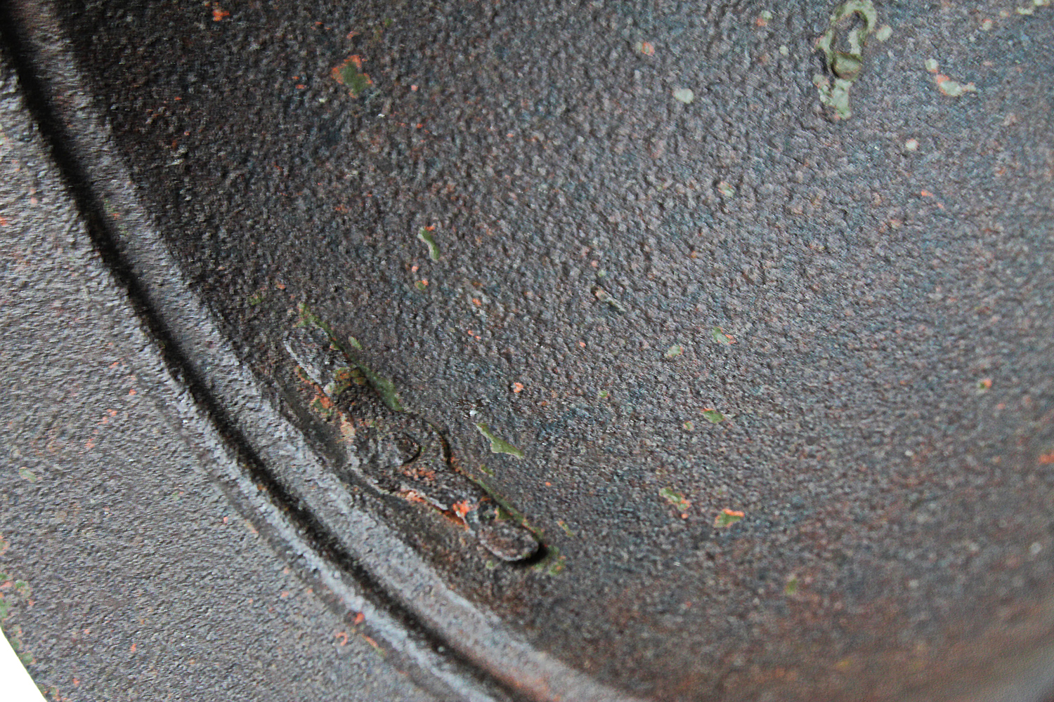 II RP Hełm Adrian wz.15 po polskim remoncie 