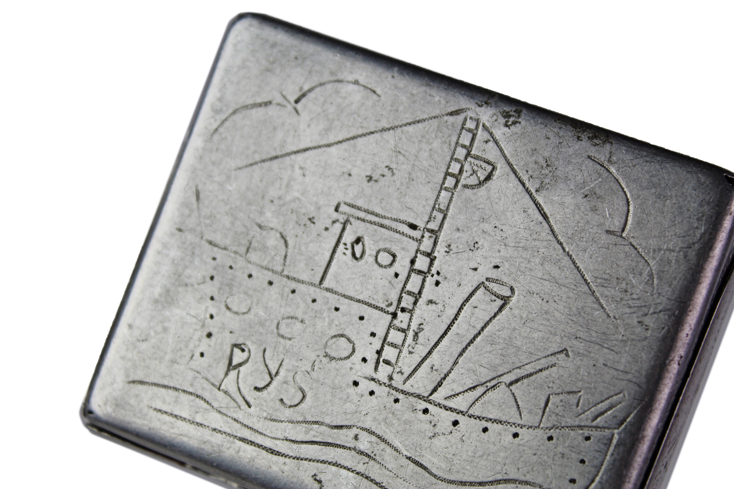 Zestaw Polskiej sztuki okopowej manierka z orłem, ORP Ryś