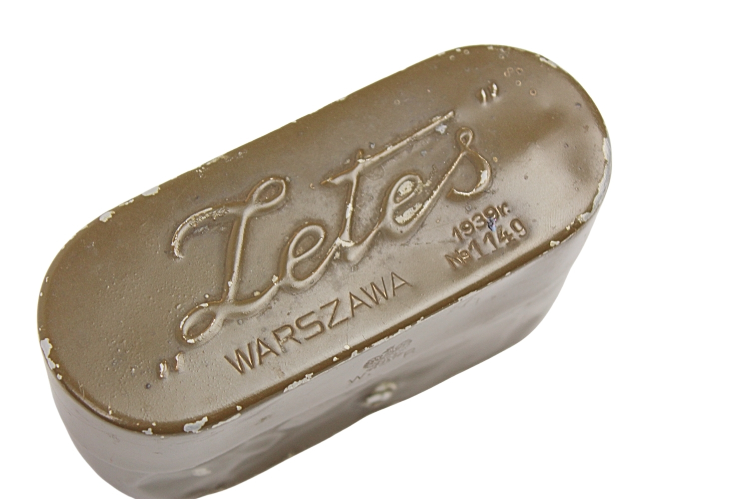 II RP Pudełko na gogle WP  "Zetes" Warszawa 1939