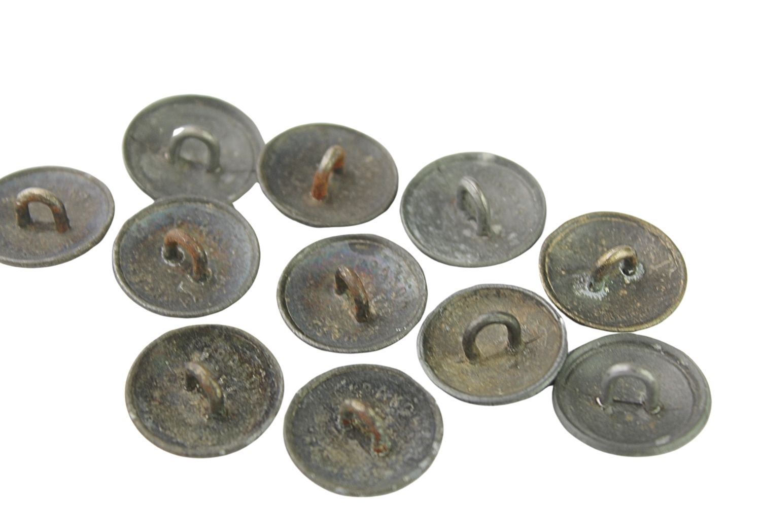 II RP Zestaw guzików mundurowych wz.28 cynk