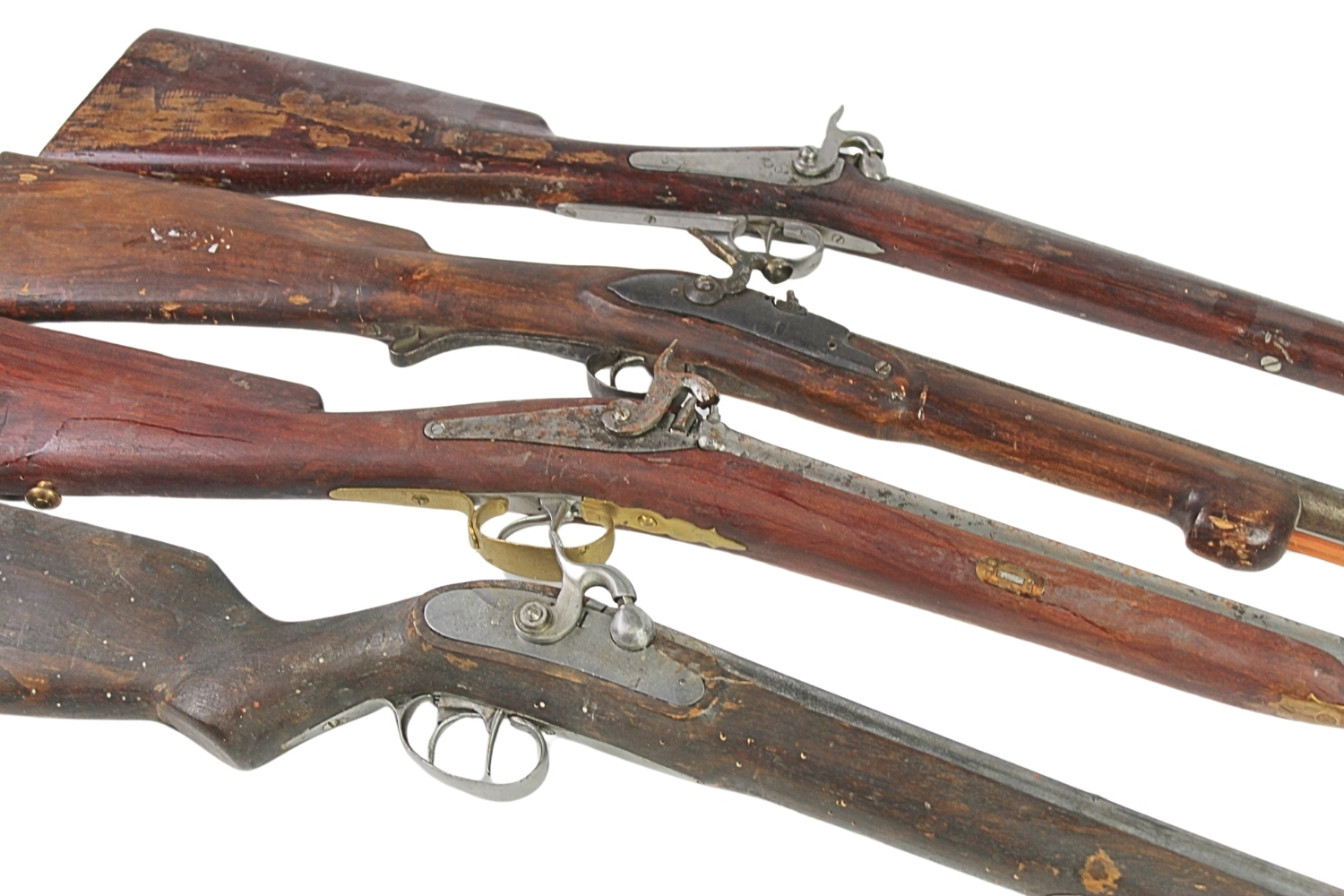 Zestaw karabinów czarnoprochowych