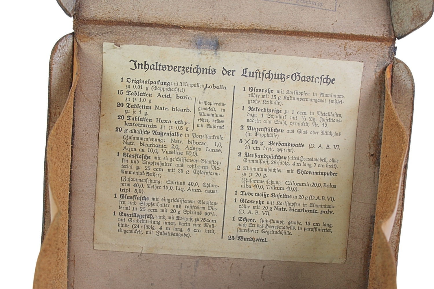 Apteczka niemiecka Lohmann K.G. 1941