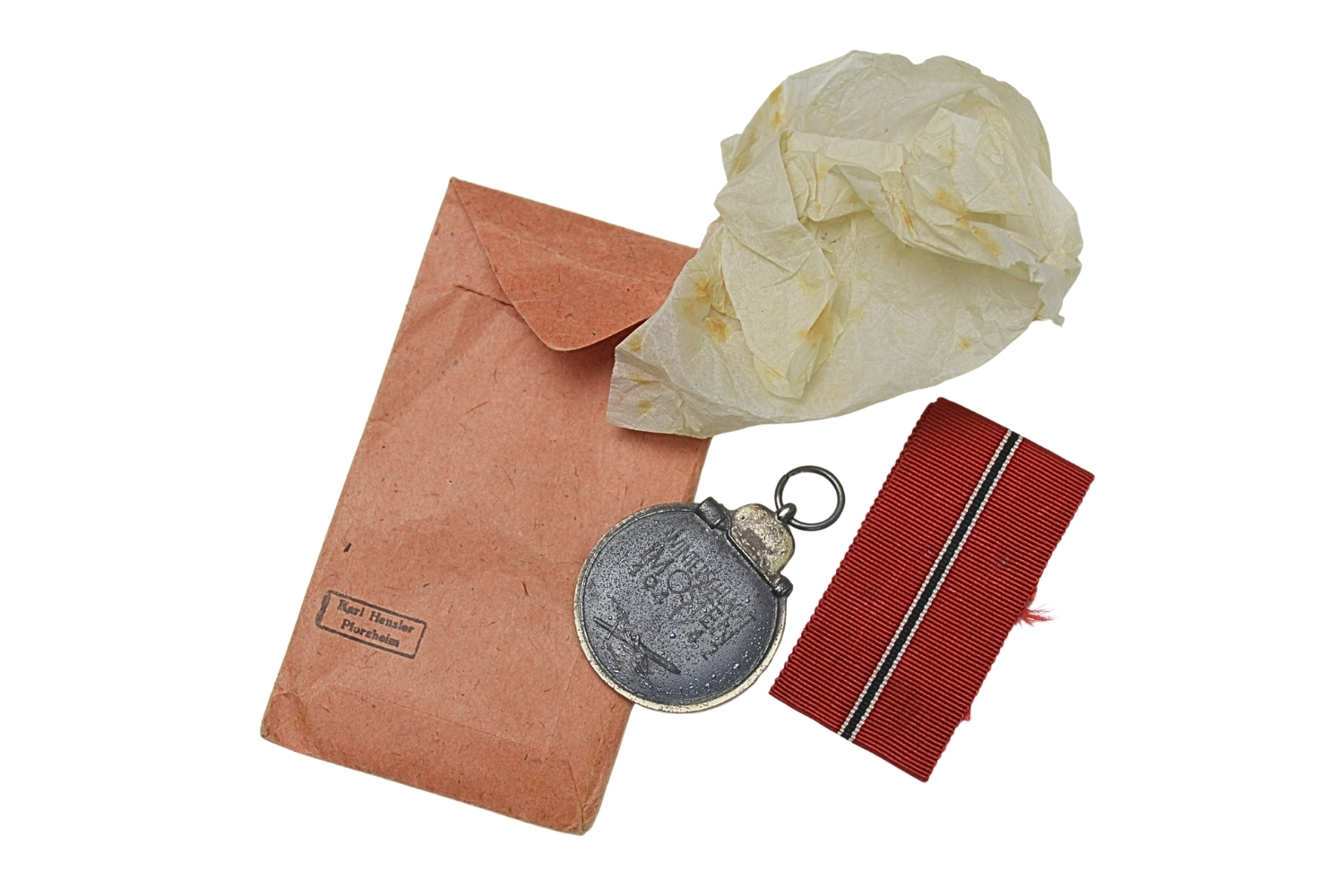 NIEMCY MEDAL ZA KAMPANIĘ ZIMOWĄ NA WSCHODZIE 1941/1942 z opakowaniem