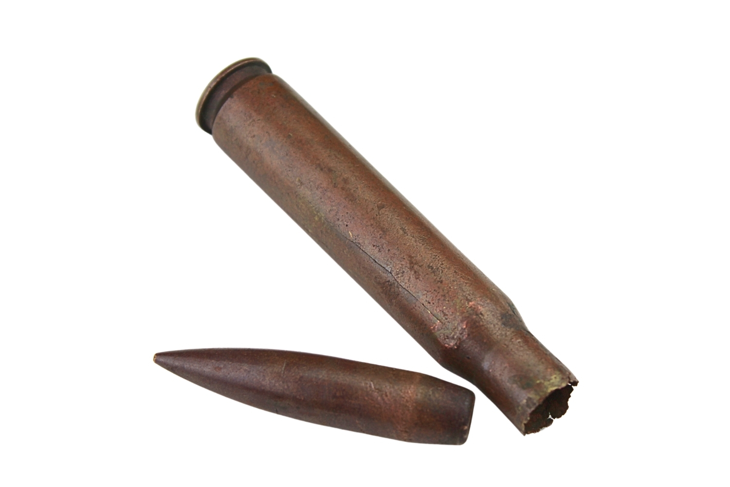 II RP Nabój NKM Hotchkiss 13,2mm 1937 skorupa dekoracyjna 