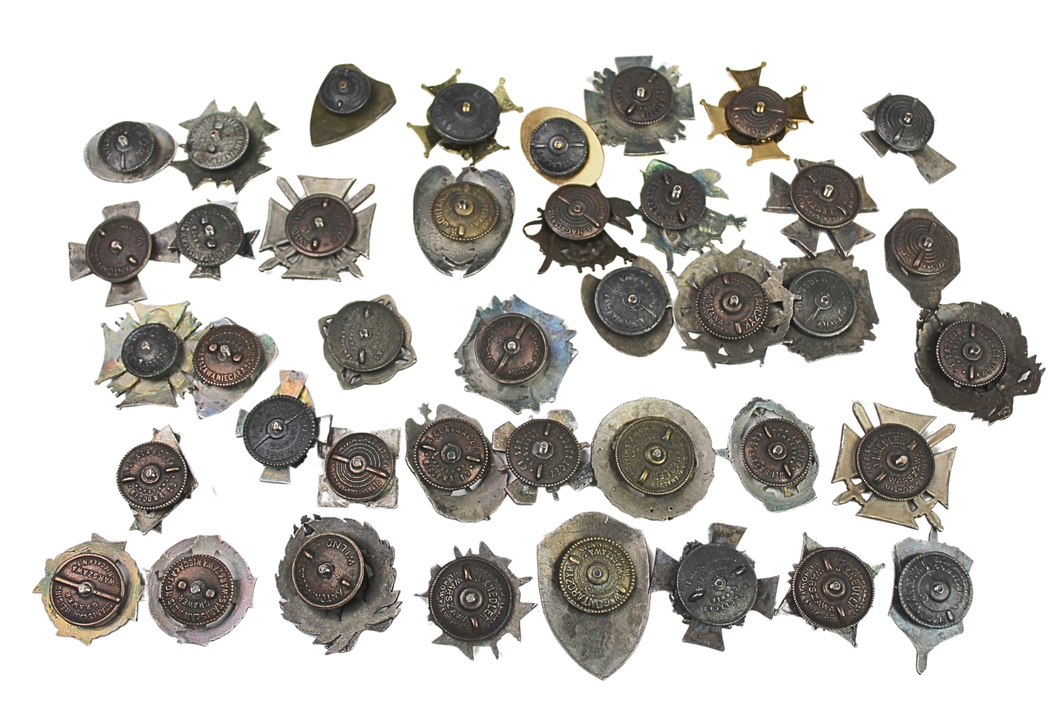 Zestaw Kopii Odznak Pułkowych Piechoty II RP 