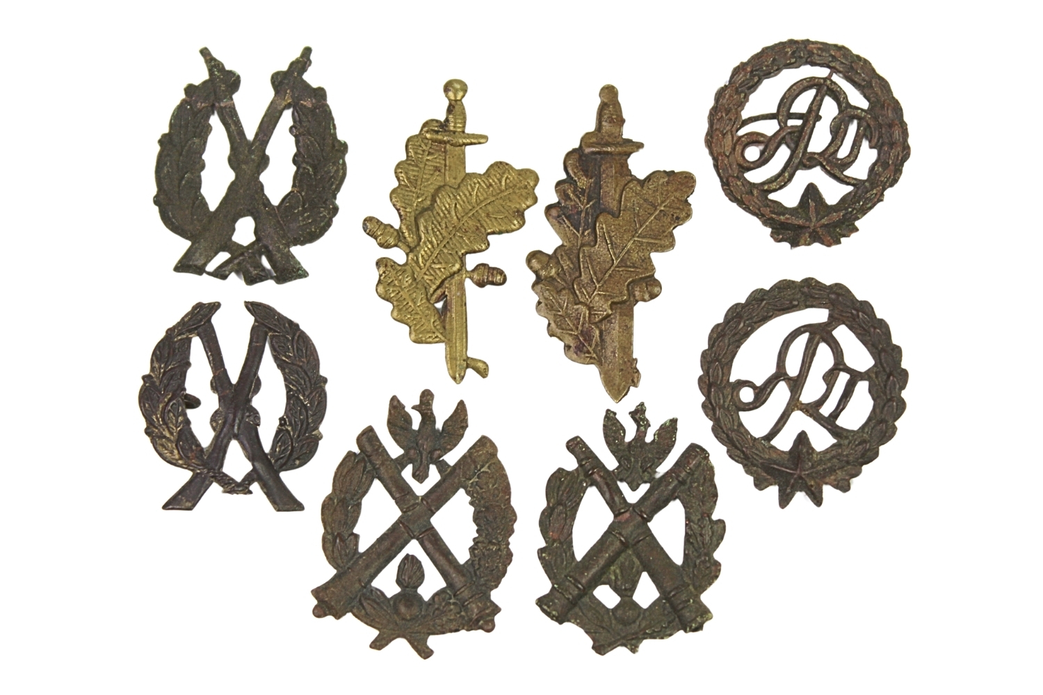 II RP Zestaw Korpusówek Artyleria Piechota Rezerwa 