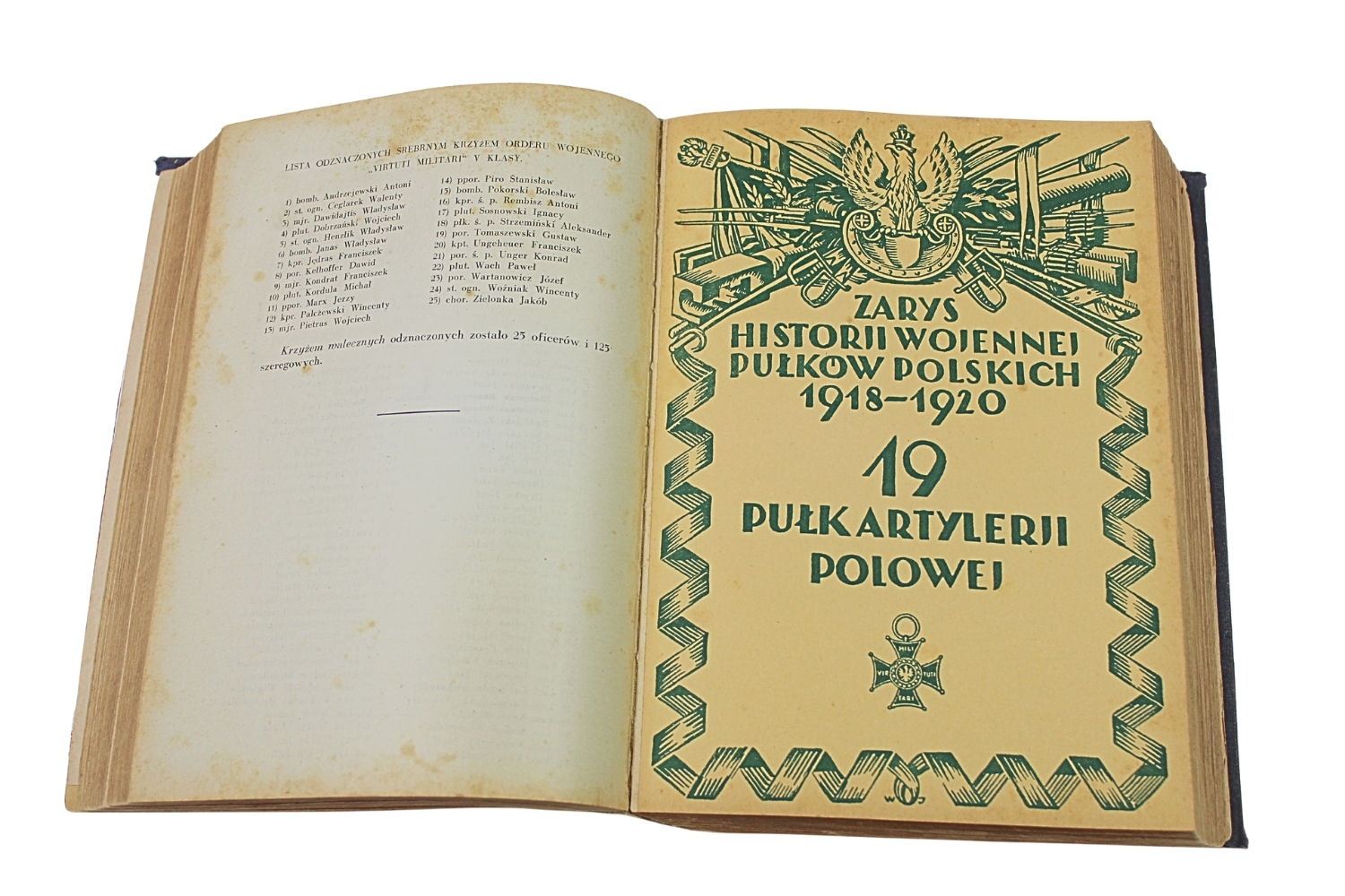 II RP ZARYS HISTORII WOJENNEJ PUŁKÓW POLSKICH ARTYLERJA TOM IV