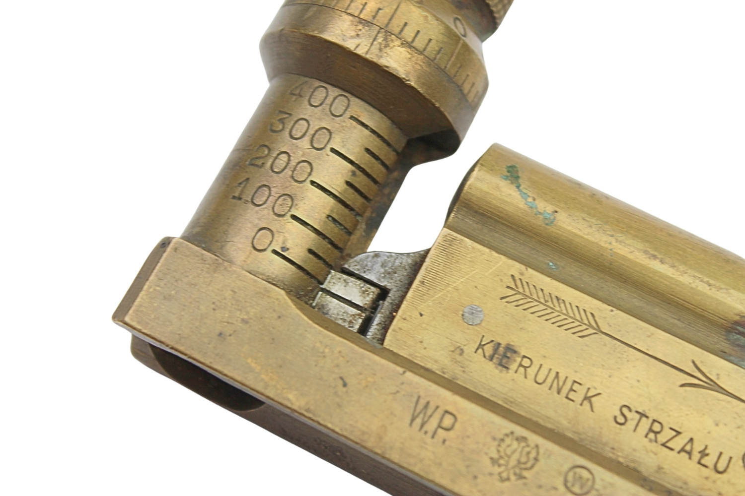 II RP Celownica CKM Hotchkiss „Cel Wilno” z pokrowcem