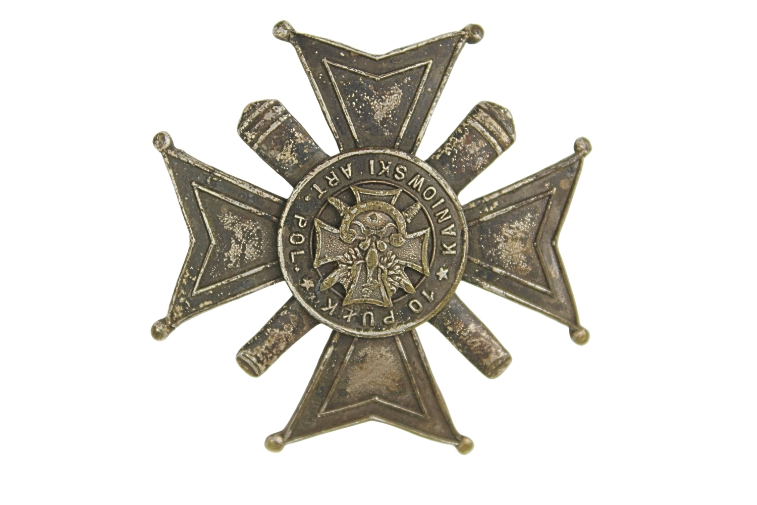 II RP ODZNAKA 10 KANIOWSKI PUŁK ARTYLERII LEKKIEJ