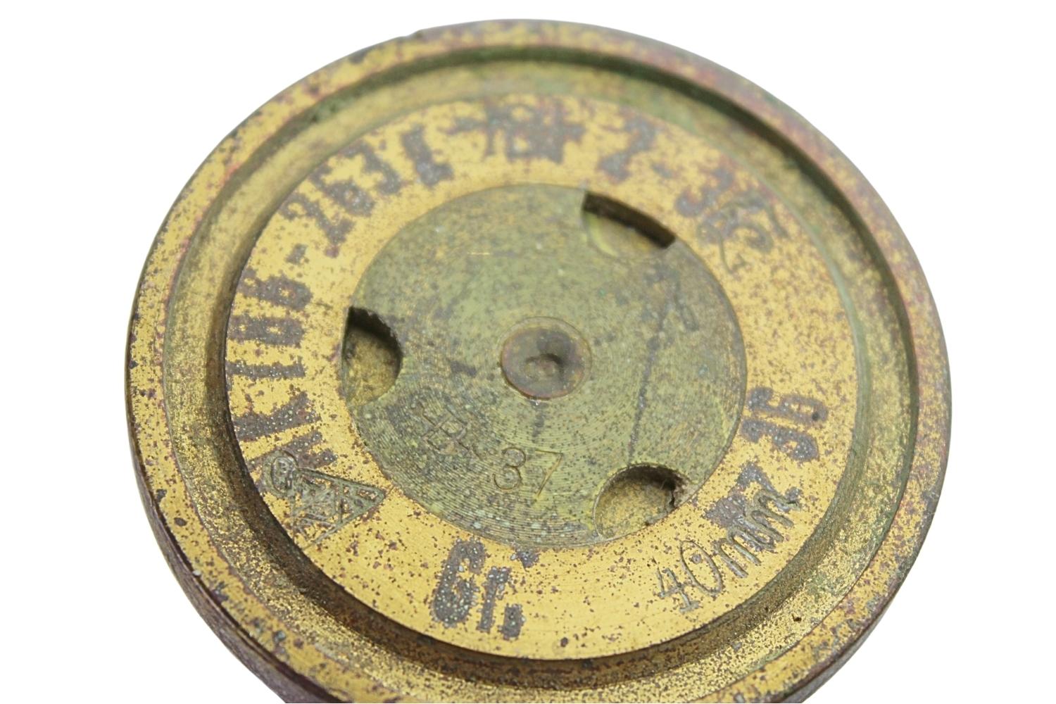 II RP Łuska Bofors 40mm wz.36 1937 Skorupa Kolekcjonerska 