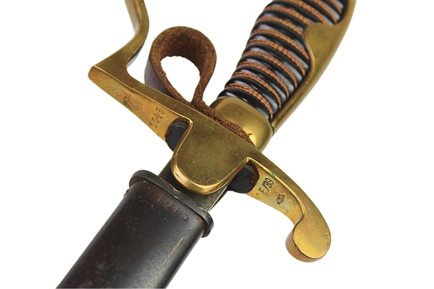 Szabla oficerska Niemcy Eickhorn Solingen C.E. 1939 Waffenamty zgodna 