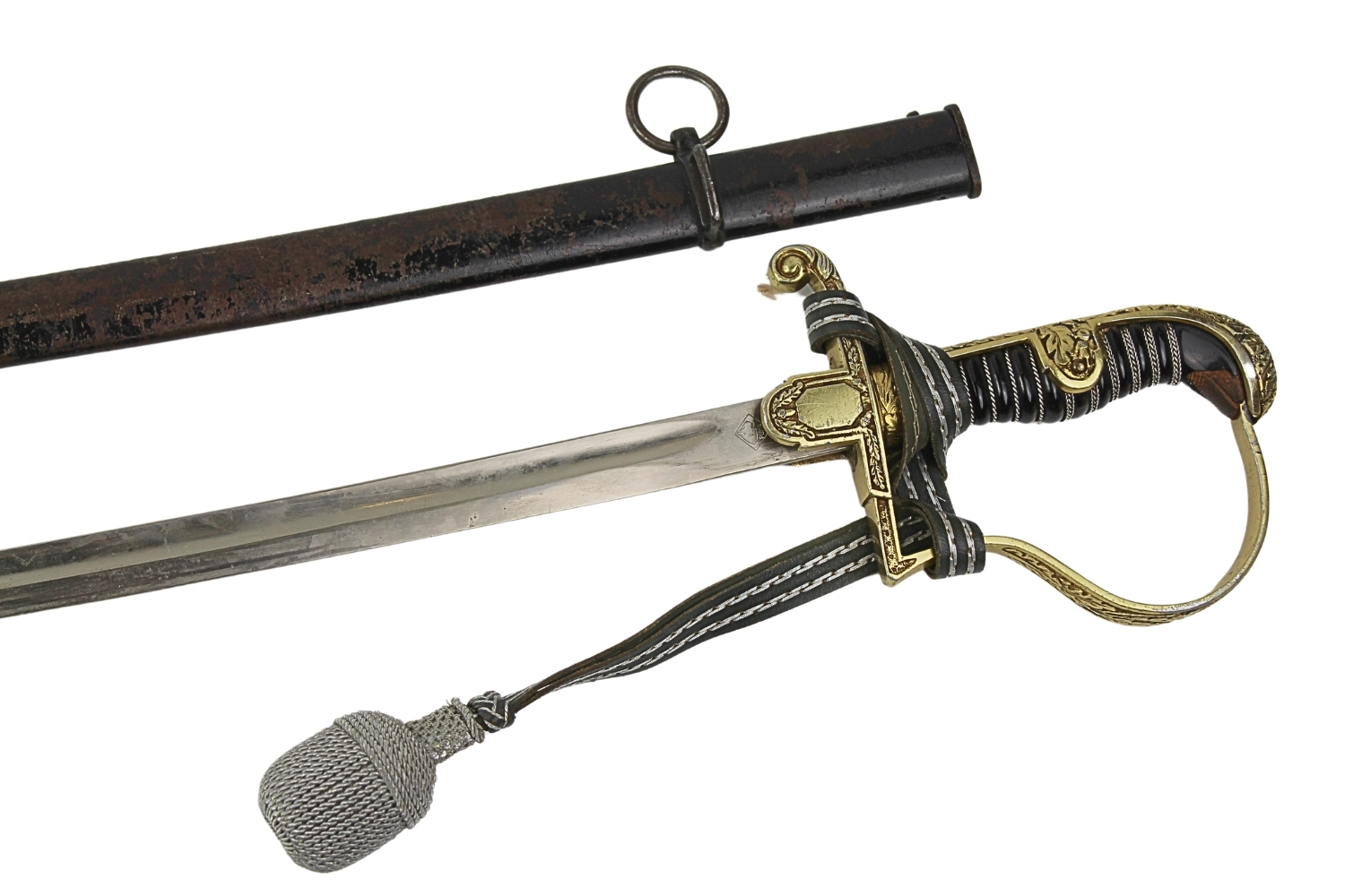 Szabla oficerska Wehrmacht Puma Solingen z temblakiem