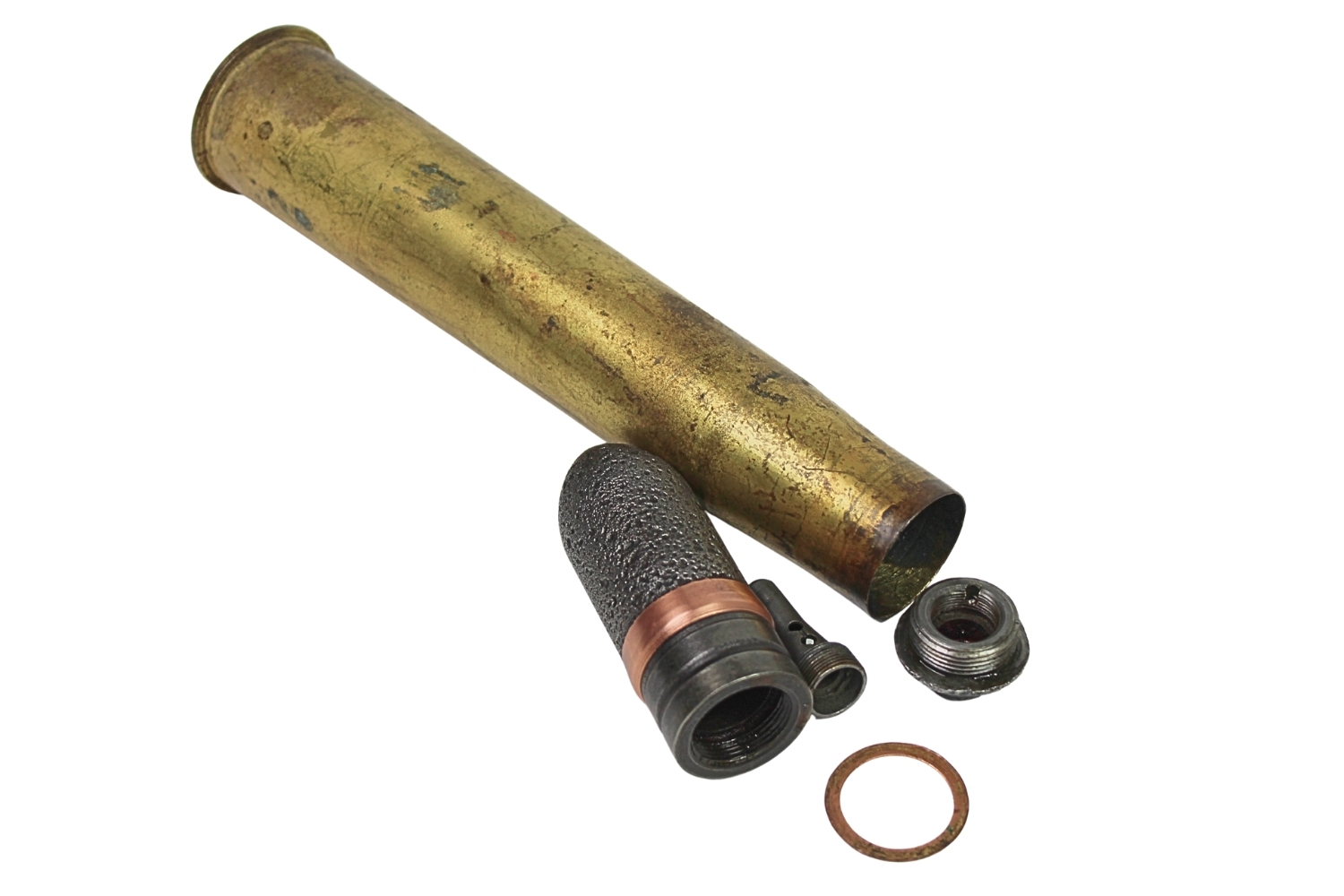 IIRP NABÓJ 37MM WZ. 36 P.PANC. BOFORS SKORUPA DEKORACYJNA