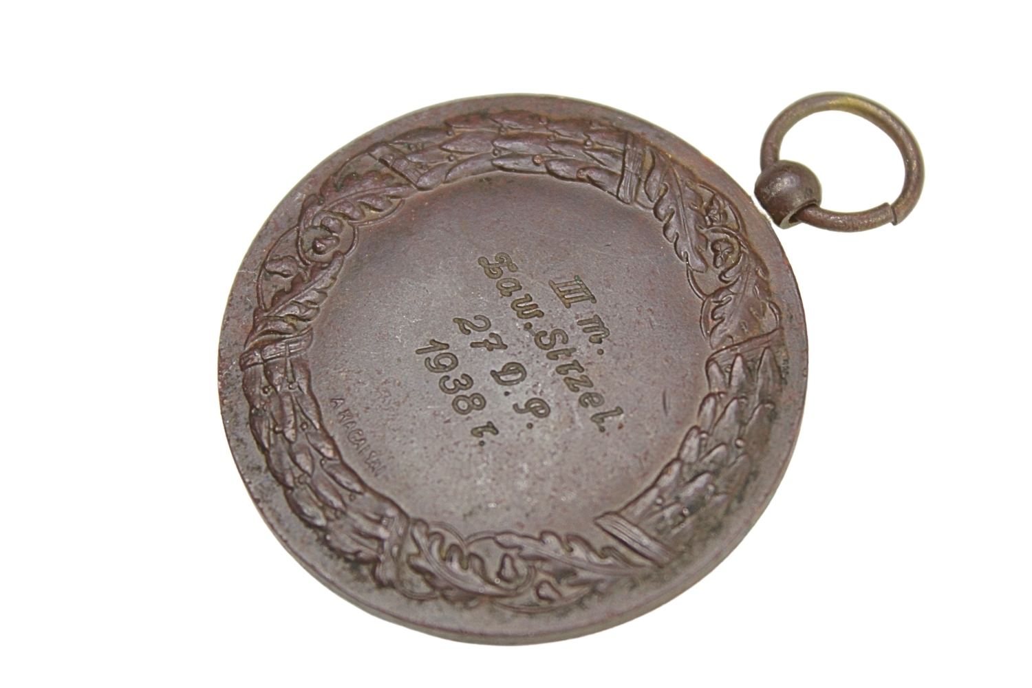 II RP Medal za zawody strzelecki 27 Dywizja Piechoty 1938 Nagalski