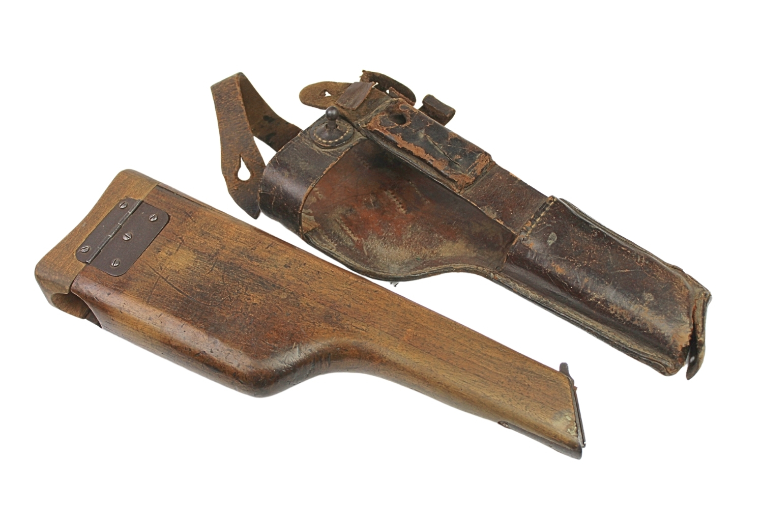 Pistolet Mauser C96 kolbokabura 1916 z pokrowcem