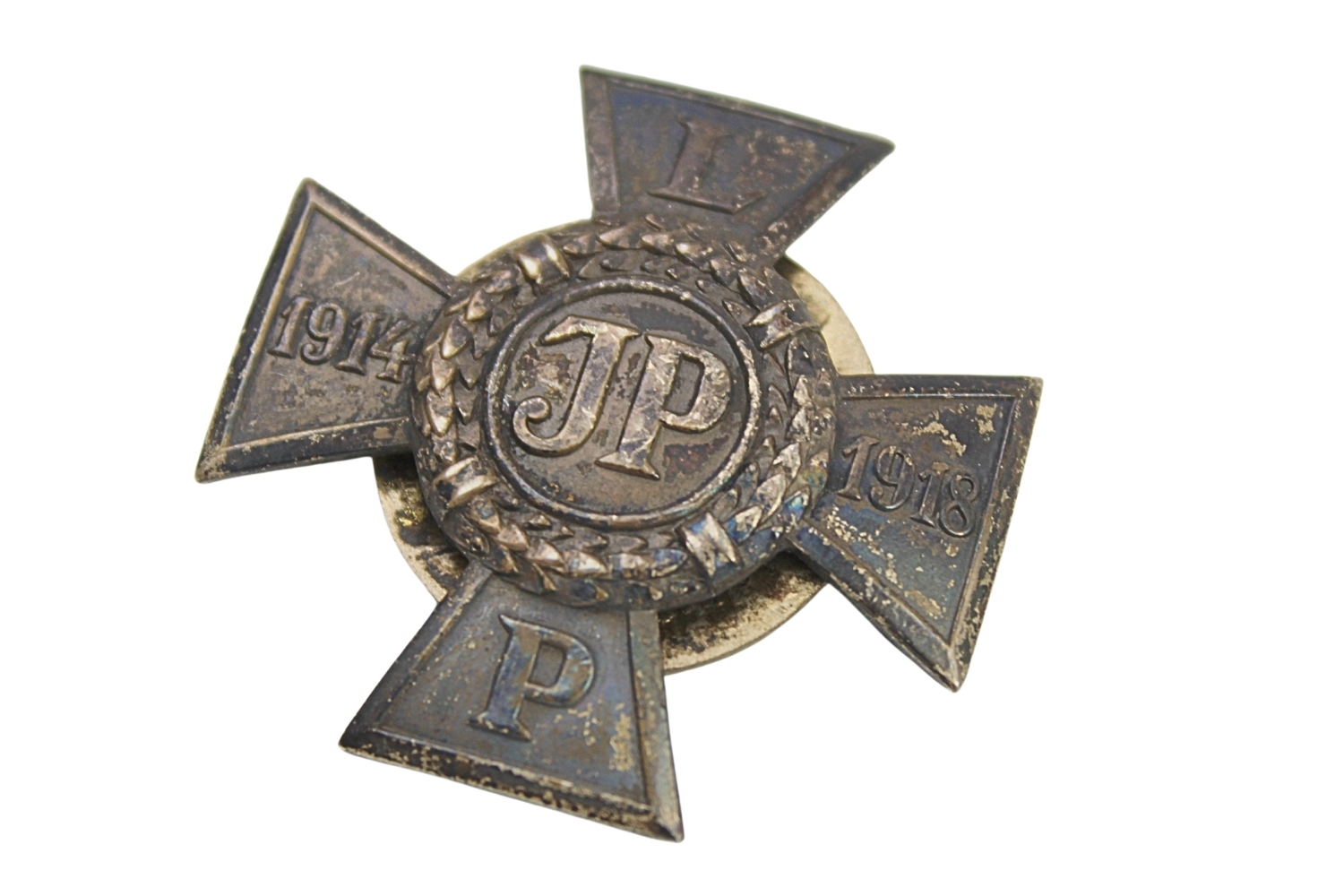 II RP Krzyż Legionowy JP 1914-1918 J. Michrowski  srebro
