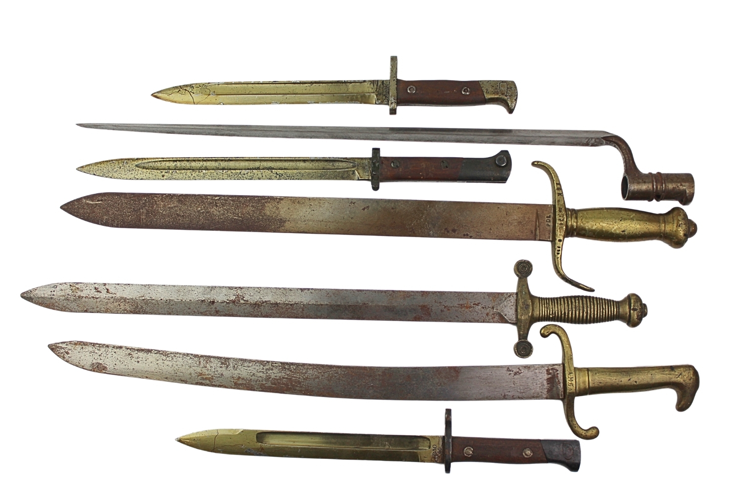 Zestaw bagnetów, tasaków