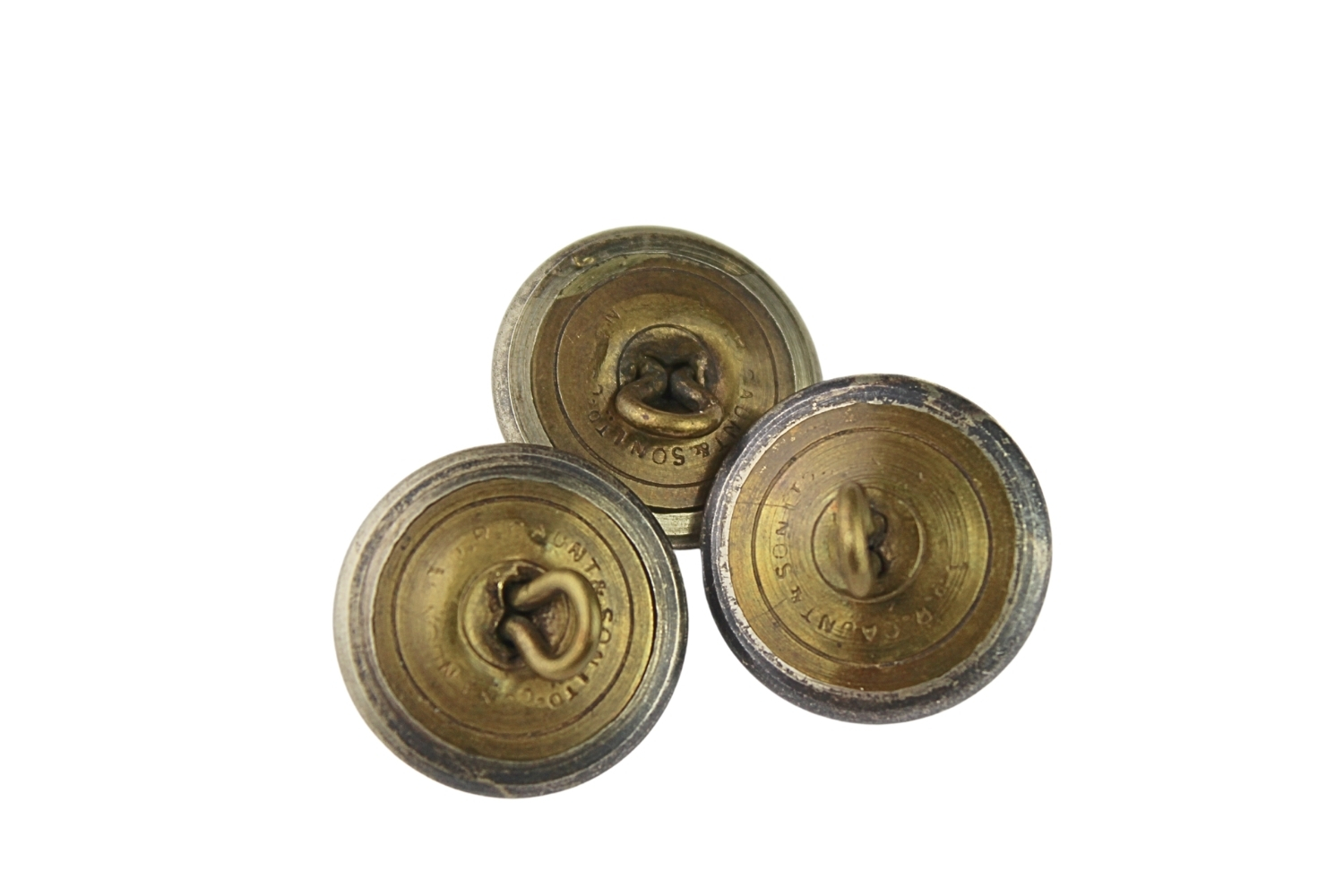 PSZnZ Zestaw Guzików Anglia Gaunt&Son London 