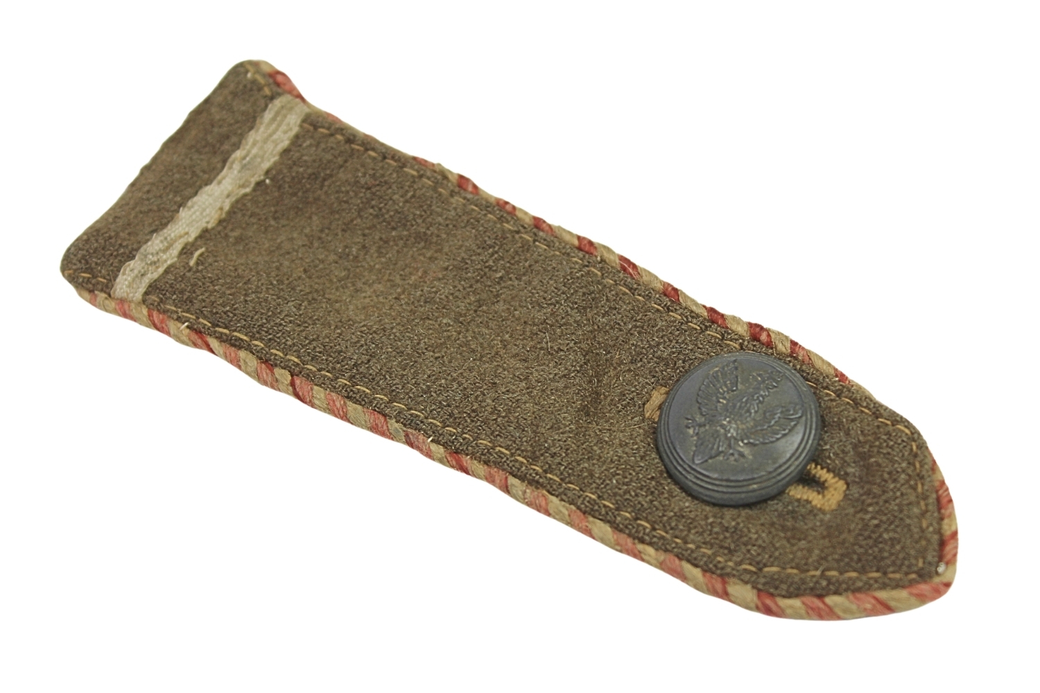 II RP Patki kołnierzowe z naramiennikiem wz.19 szeregowego artylerii