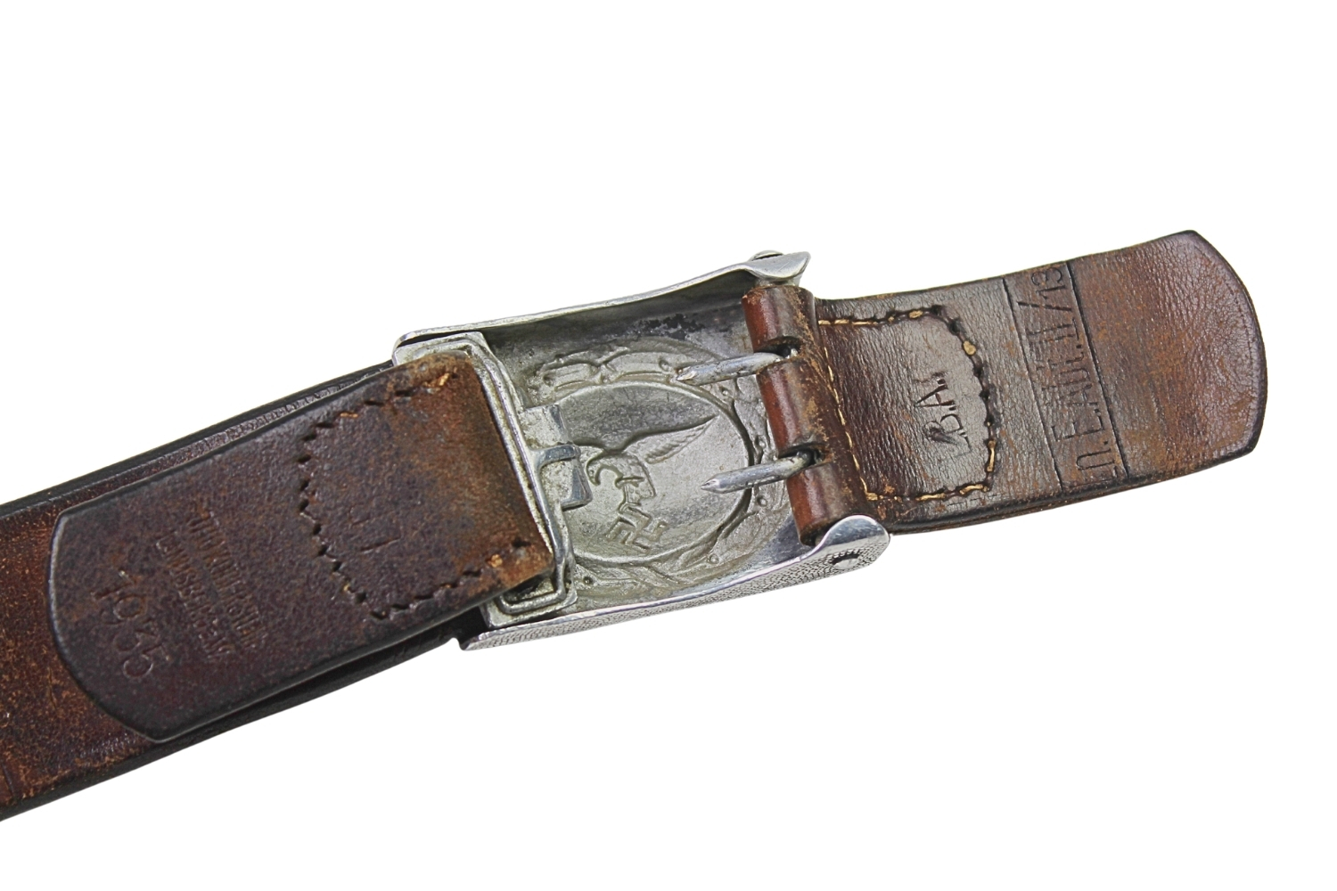 PAS z klamrą LUFTWAFFE 1935/1936 z oznaczeniami żołnierza