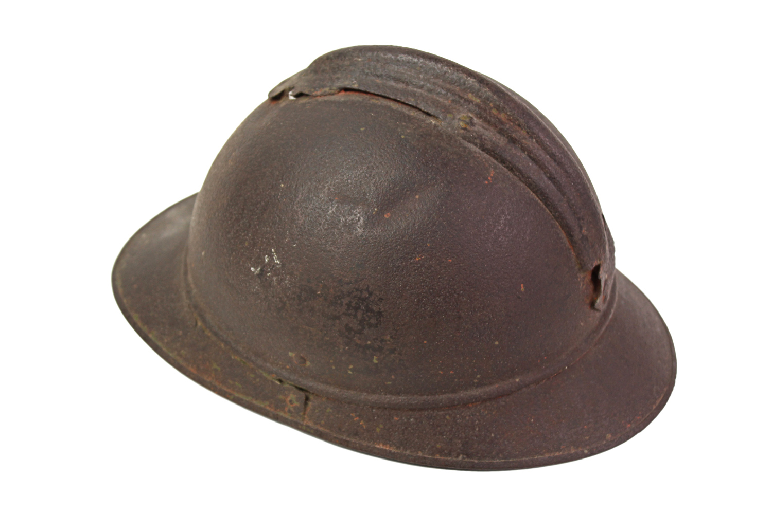 II RP Hełm Adrian wz.15 po polskim remoncie 