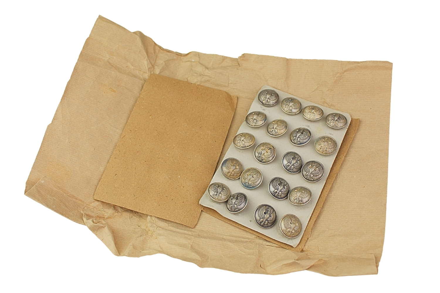 PSZNZ Paczka guzików Maurice Bourdon Paris 20szt. w oryginalnym opakowaniu 