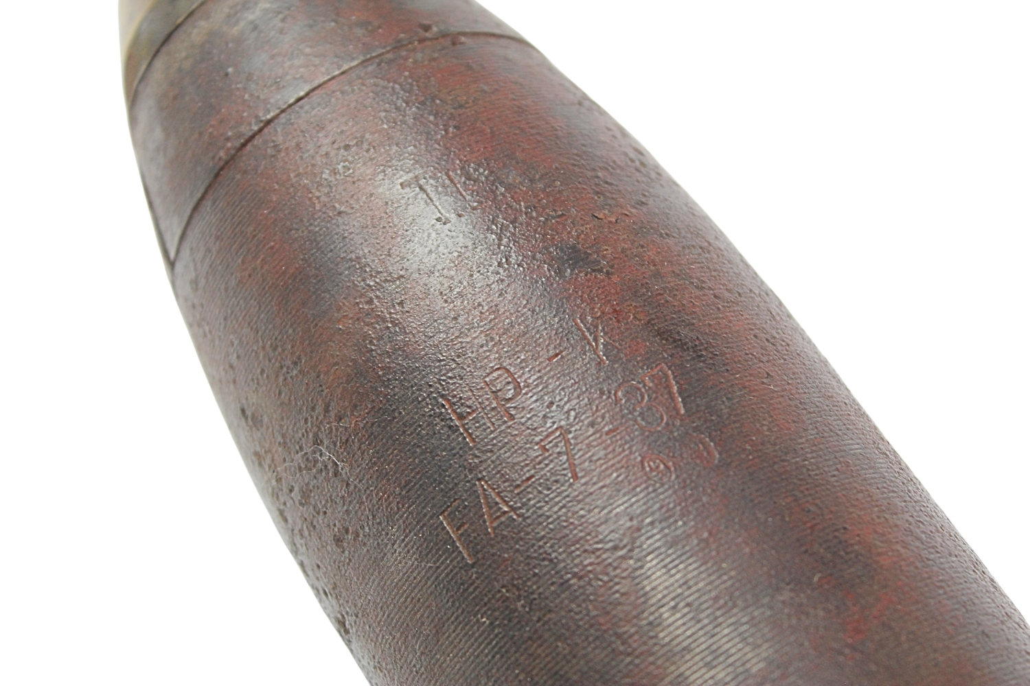 II RP B. Lotnicza 12kg PuW wz.27 H.P.  F.A. 1937 Rzadkość skorupa dekoracyjna