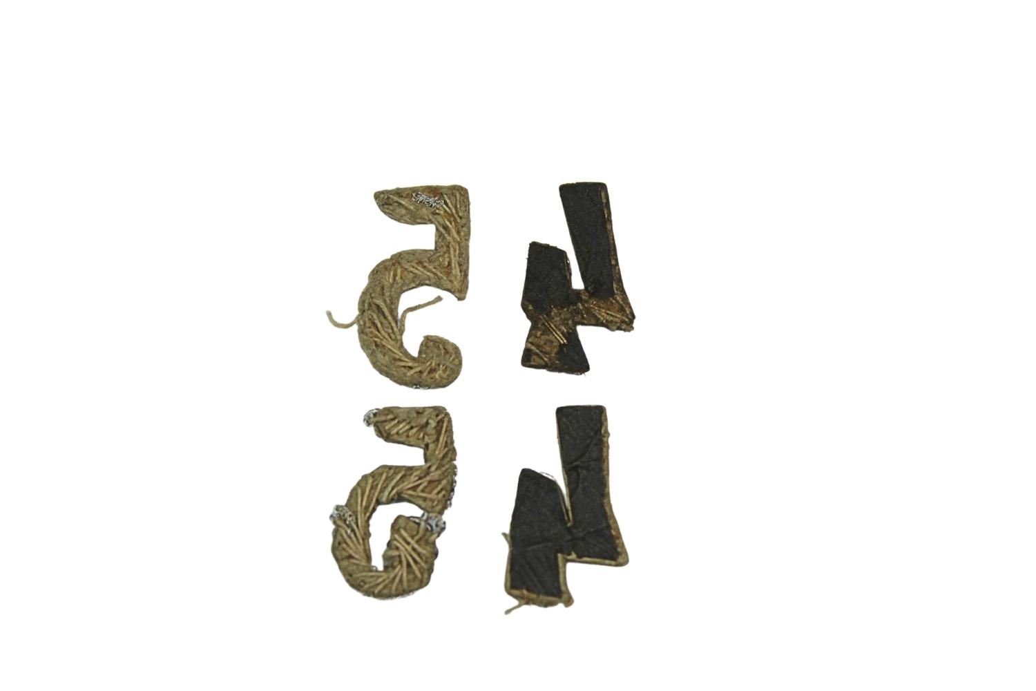 II RP Cyfry z naramienników 54 Pułk piechoty Bajorek