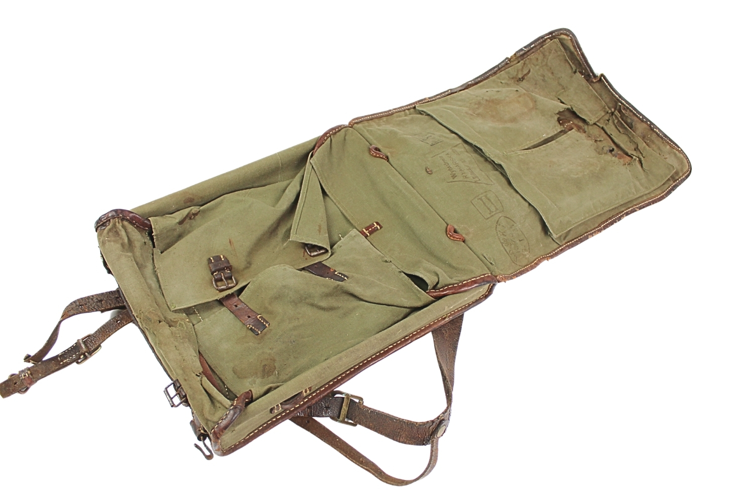 II RP Tornister wz.27 3 Bat. Saperów Wytw. Rym. Didier i Wojciechowski 1931