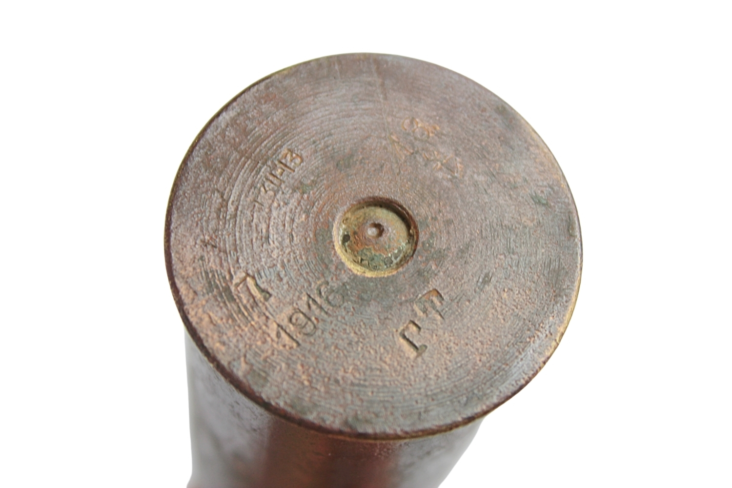 Nabój carski do działka morskiego 37mm 1916 skorupa dekoracyjna