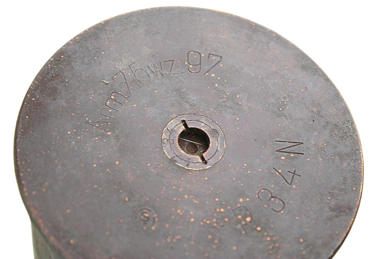 II RP Łuska armata Schneider 75mm wz.97 1934 skorupa dekoracyjna