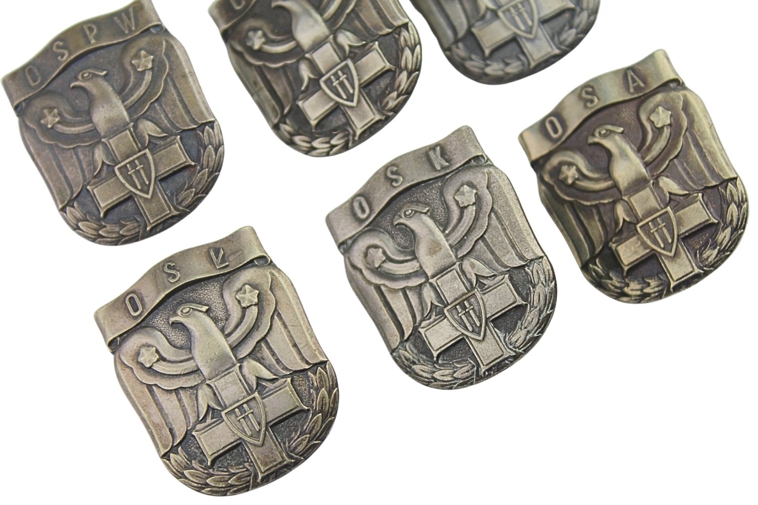 PRL Zestaw odznak oficerskich szkół 