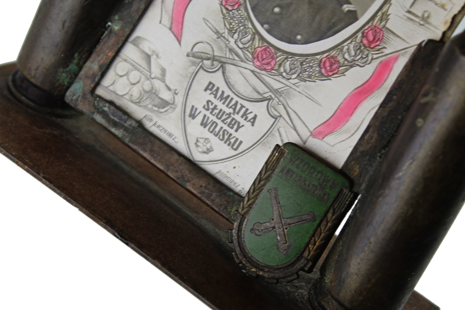 LWP Pamiątka służby wojskowej odznaka wzorowy artylerzysta