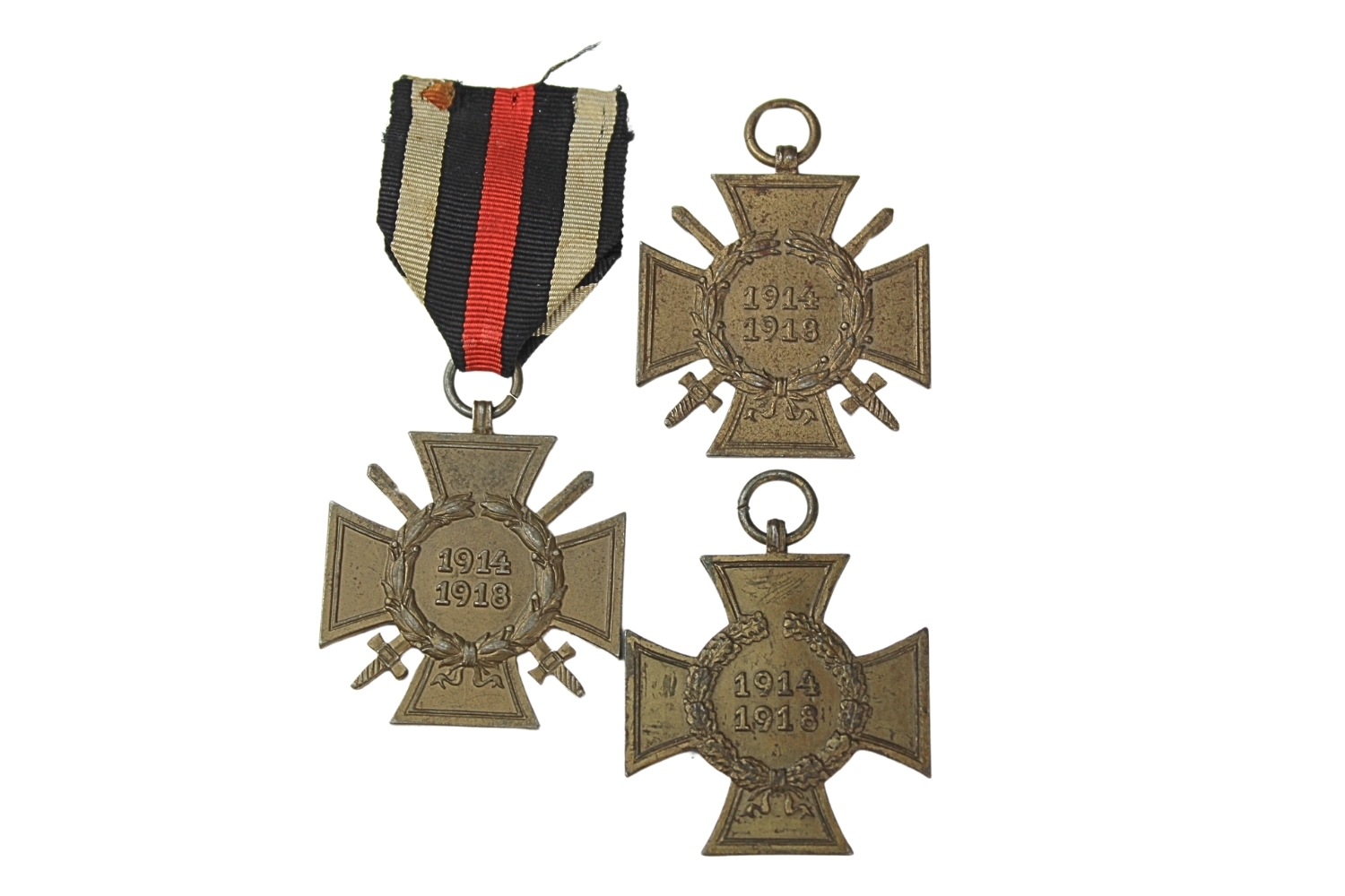 Zestaw niemieckich krzyży za wojnę 1914-1918