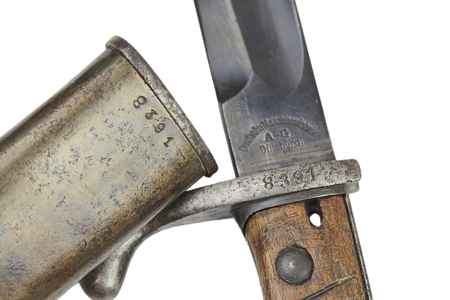 II RP Bagnet wz.98/05 „Liść” z polskim oznaczeniem wzoru