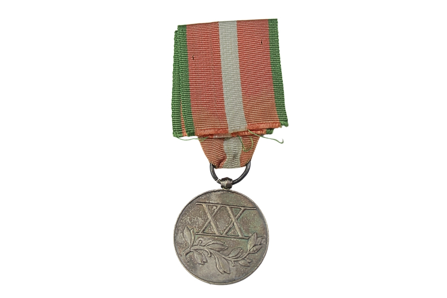 II RP Medal za długoletnią służbę XX lat srebro 