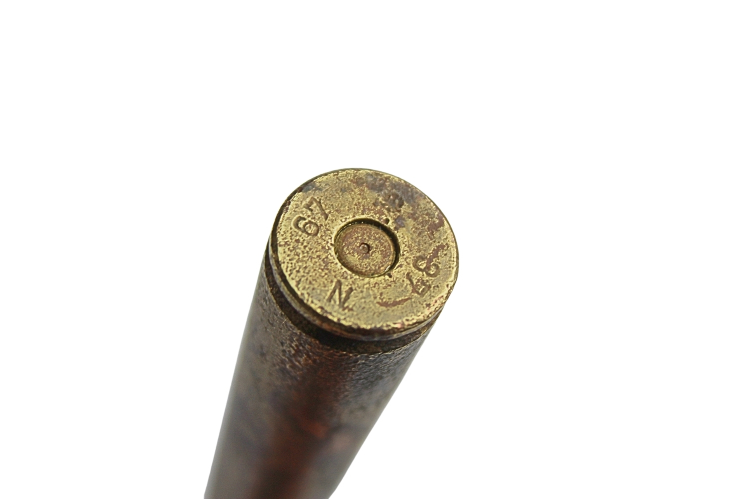 II RP Nabój kb. Ppanc. UR wz.35 1937 skorupa dekoracyjna