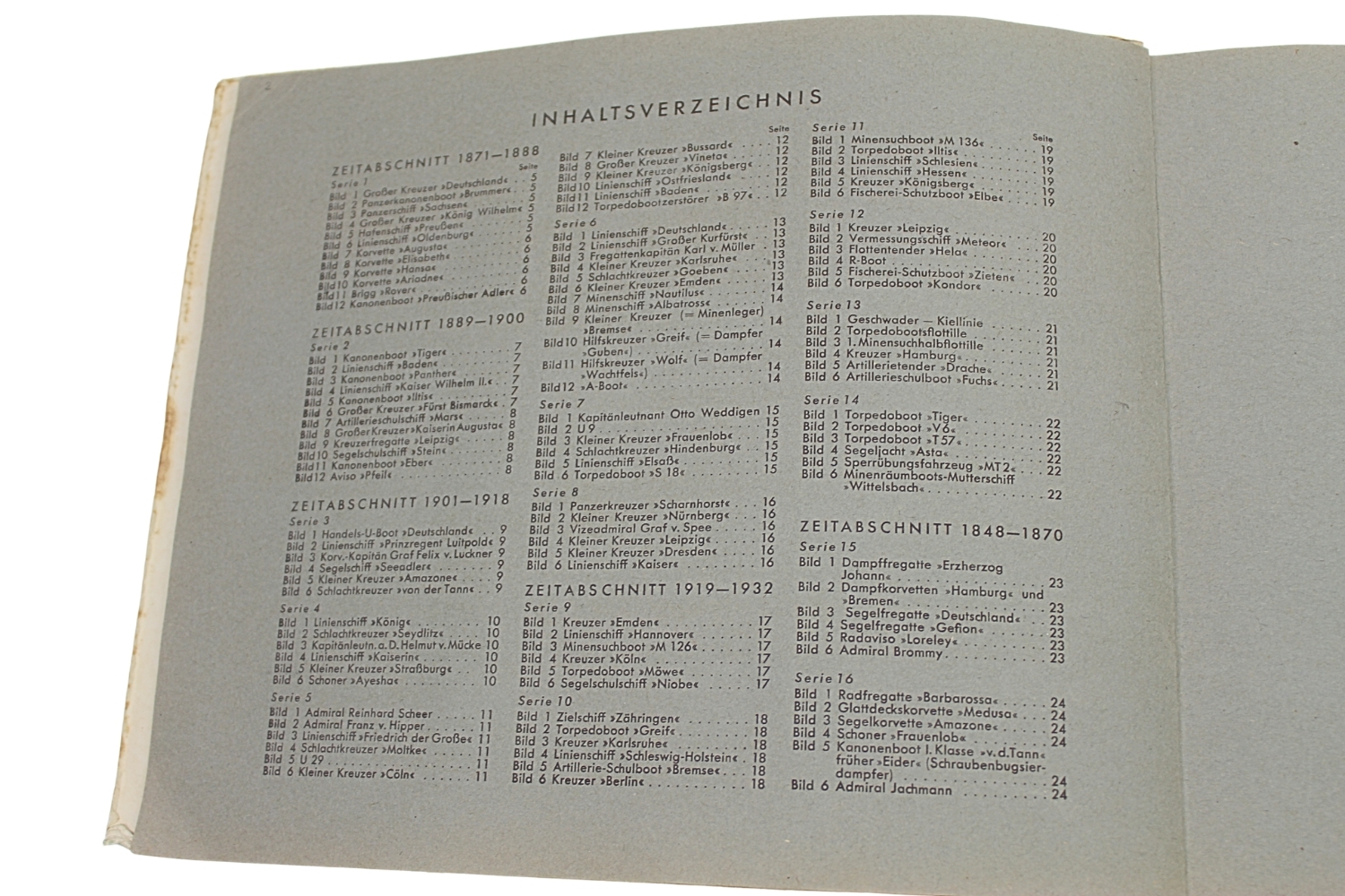 Album Lloyd Niemiecka Marynarka Wojenna