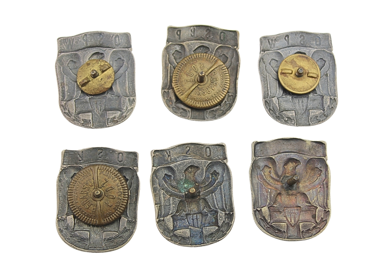 PRL Zestaw odznak oficerskich szkół 