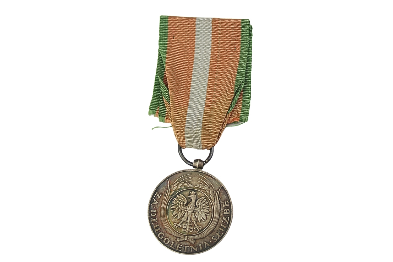 II RP Medal za długoletnią służbę XX lat srebro 