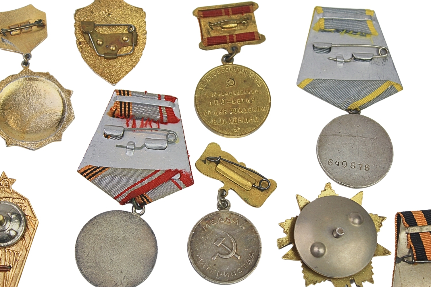 Duży zestaw odznaczeń ZSRR