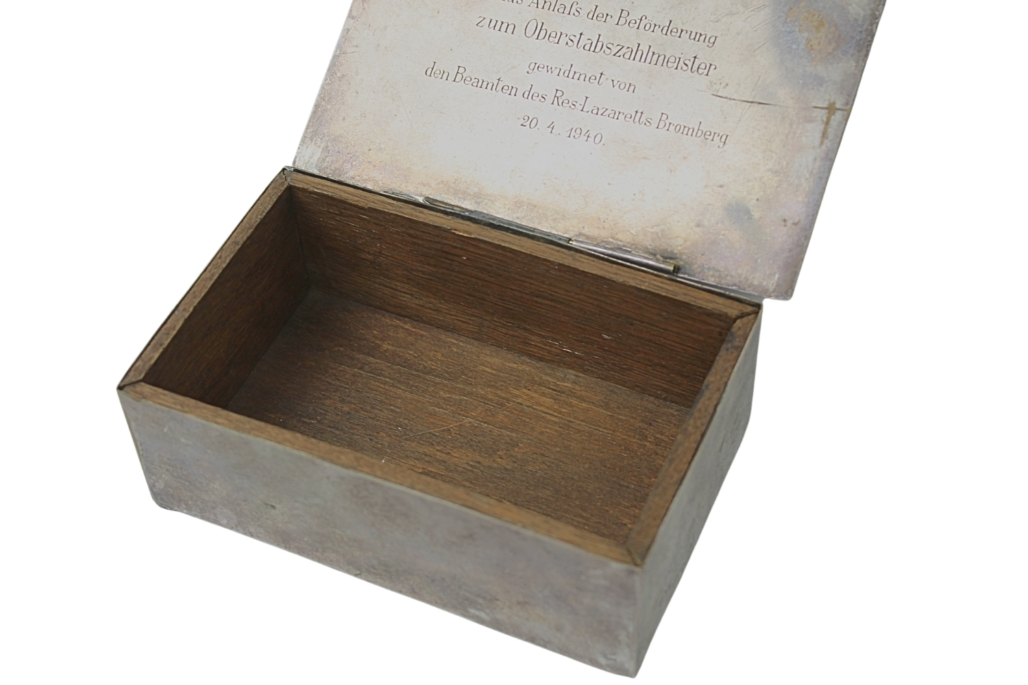 Szkatuła pamiątkowa Niemcy szpital wojskowy Bromberg (Bydgoszcz) 1941