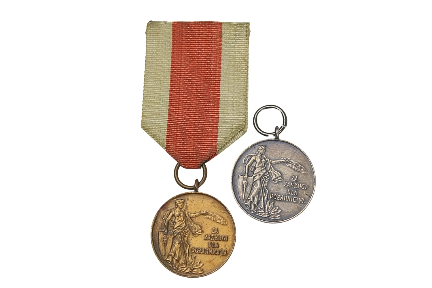 MEDALE ZA ZASŁUGI DLA POŻARNICTWA 2SZTUKI