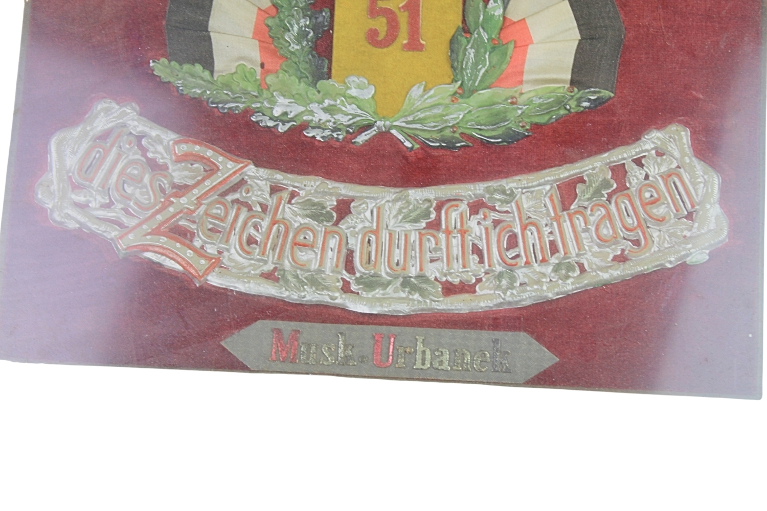 NIEMCY PAMIĄTKOWA RAMKA Z PRUSKIEJ SŁUŻBY WOJSKOWEJ