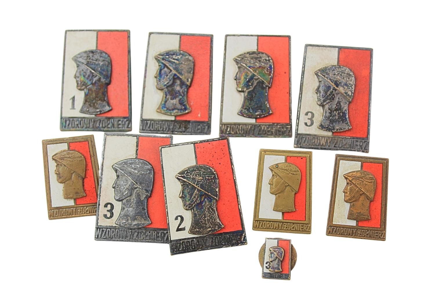 Zestaw odznak Wzorowy Żołnierz
