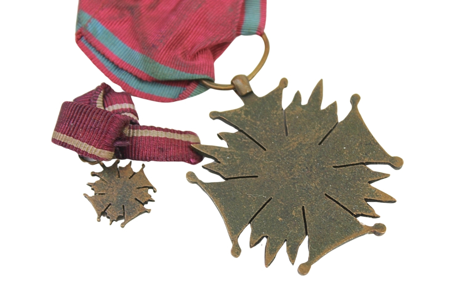 II RP Krzyż Zasługi RP Gontarczyk z miniaturką