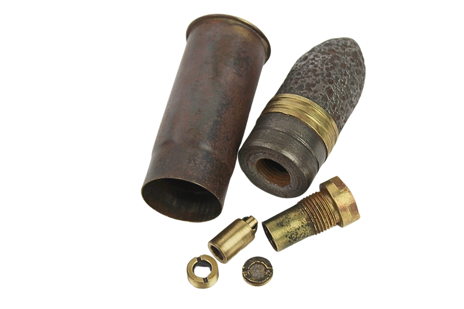 Nabój carski do działka morskiego 37mm 1916 skorupa dekoracyjna